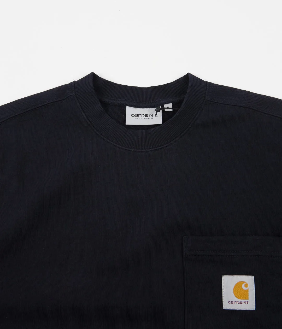 Carhartt Pocket Crewneck Sweatshirt - Dark Navy