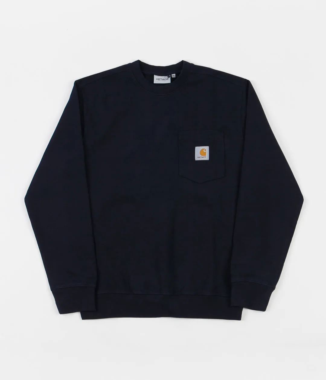 Carhartt Pocket Crewneck Sweatshirt - Dark Navy