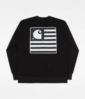 Carhartt State Patch Crewneck Sweatshirt - Black