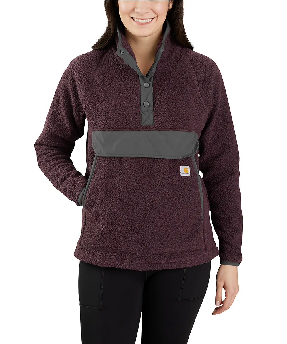 Carhartt Women's Fleece Pullover - Blackberry Heather