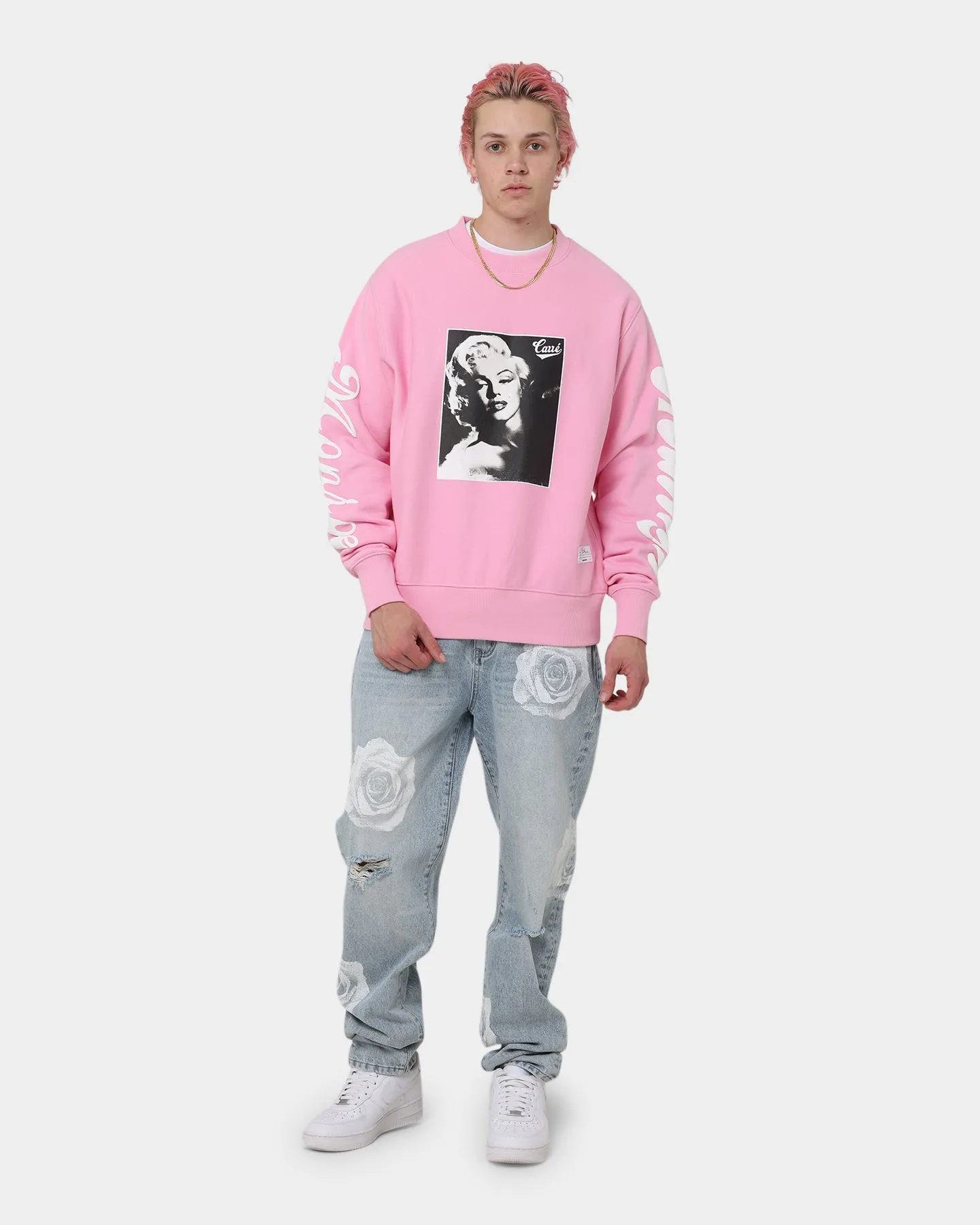 Carré X Marilyn Monroe Marilyn Monroe Crewneck Pink