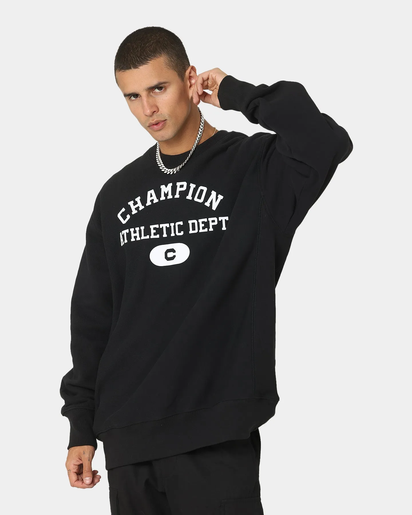 Champion Rebound Archive Crew Black