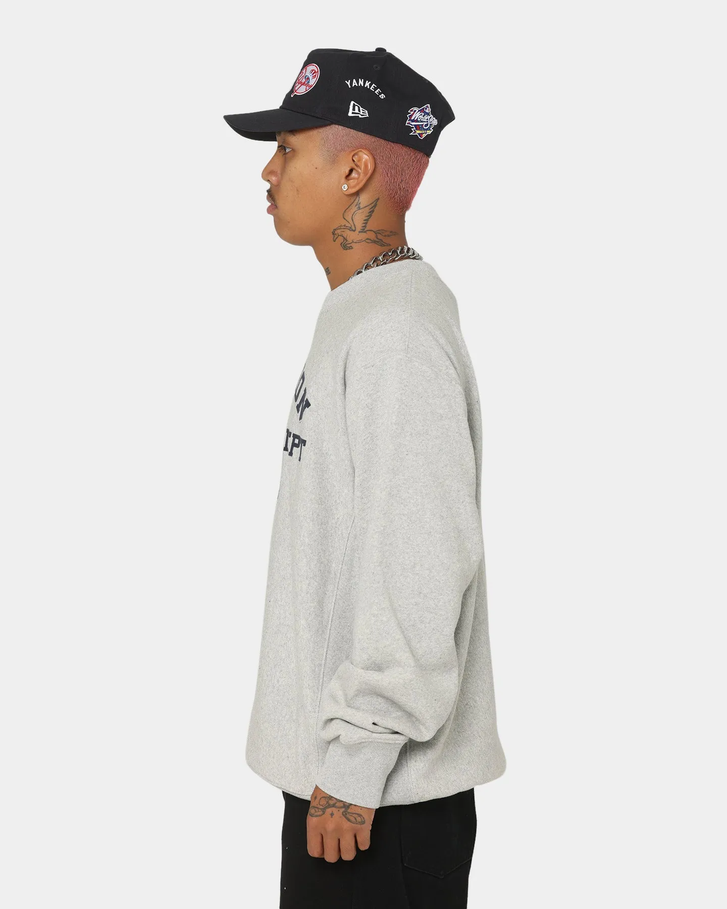 Champion Rebound Archive Crew Oxford Heather