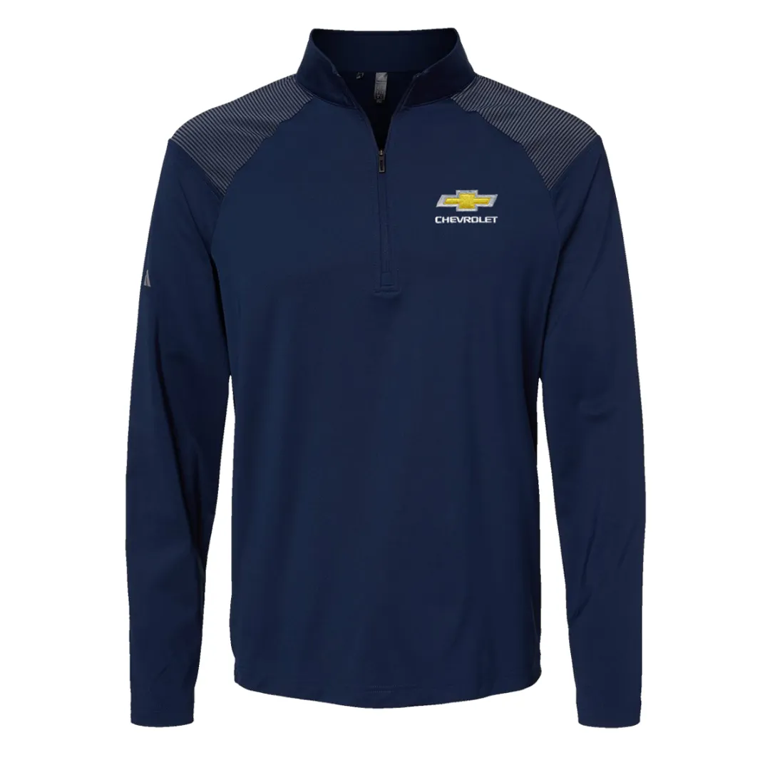 Chevy Shoulder Stripe 1/4 Zip Pullover - Red, Navy, or Black