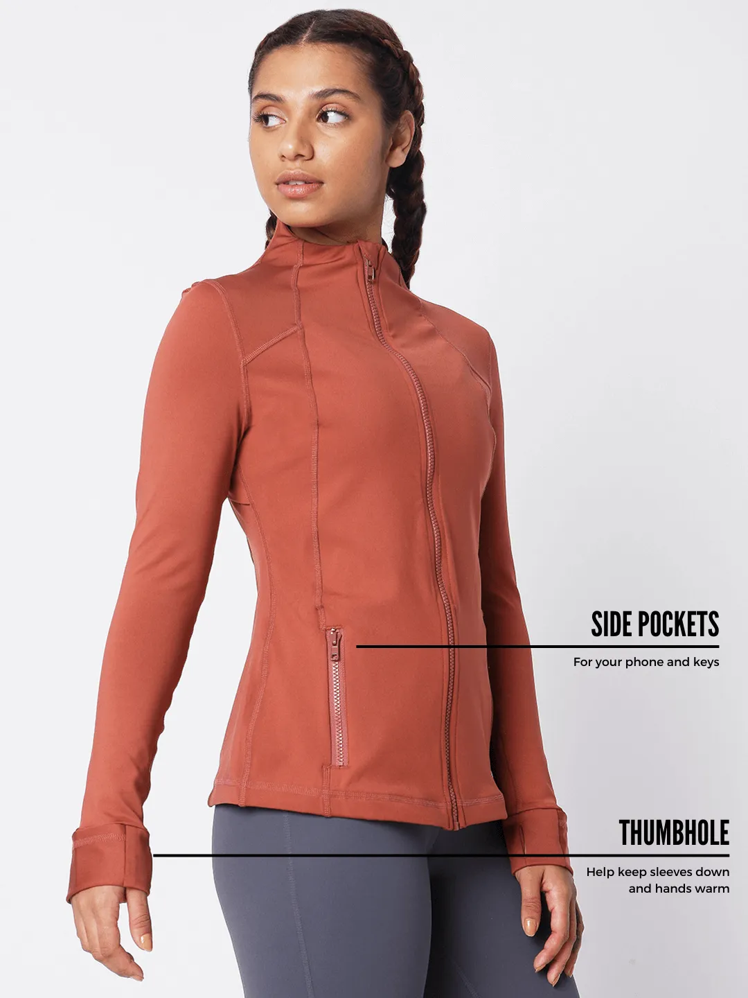 Contour Jacket Marsala