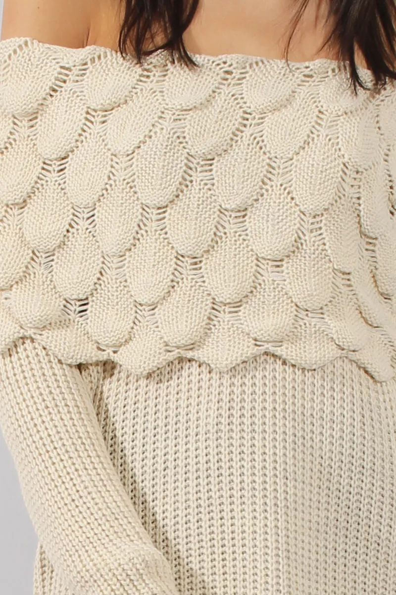 Cream Layer Jumper- Sammie