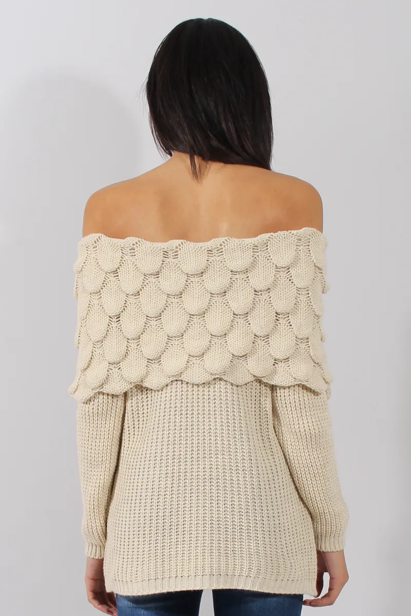 Cream Layer Jumper- Sammie