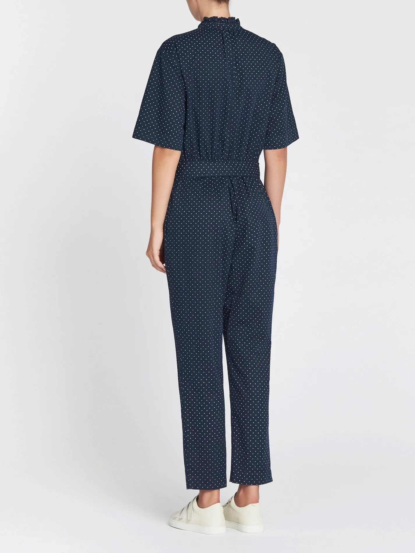 Dahlia Dot Twill Jumpsuit