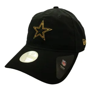 Dallas Cowboys New Era 9Twenty WOMENS Black Glitter Strapback Baseball Hat Cap