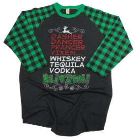 Dasher Dancer Prancer Vixen Whiskey Tequila Vodka Blitzen! HV069