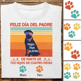 Dog Lovers - Dog Dad Grandpa Spanish Papá Abuelo Perro - Personalized T-shirt