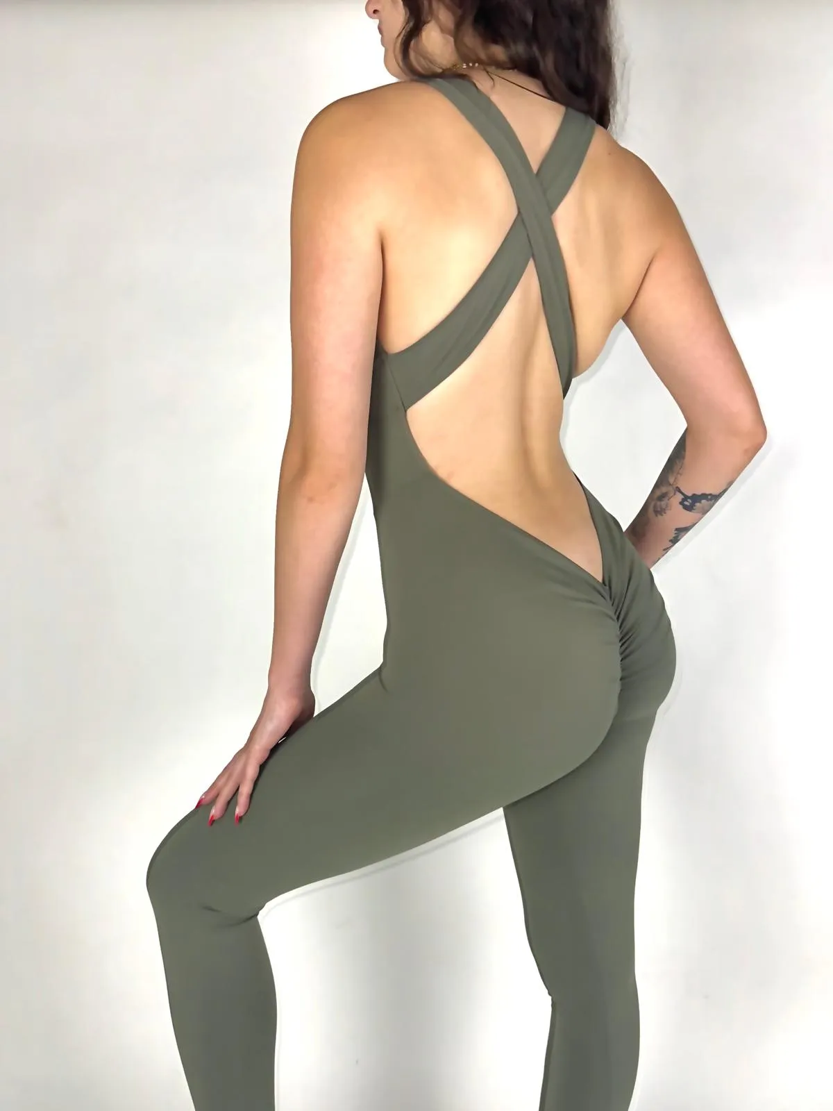 DropCut™ Scrunchie Booty Soft Olive