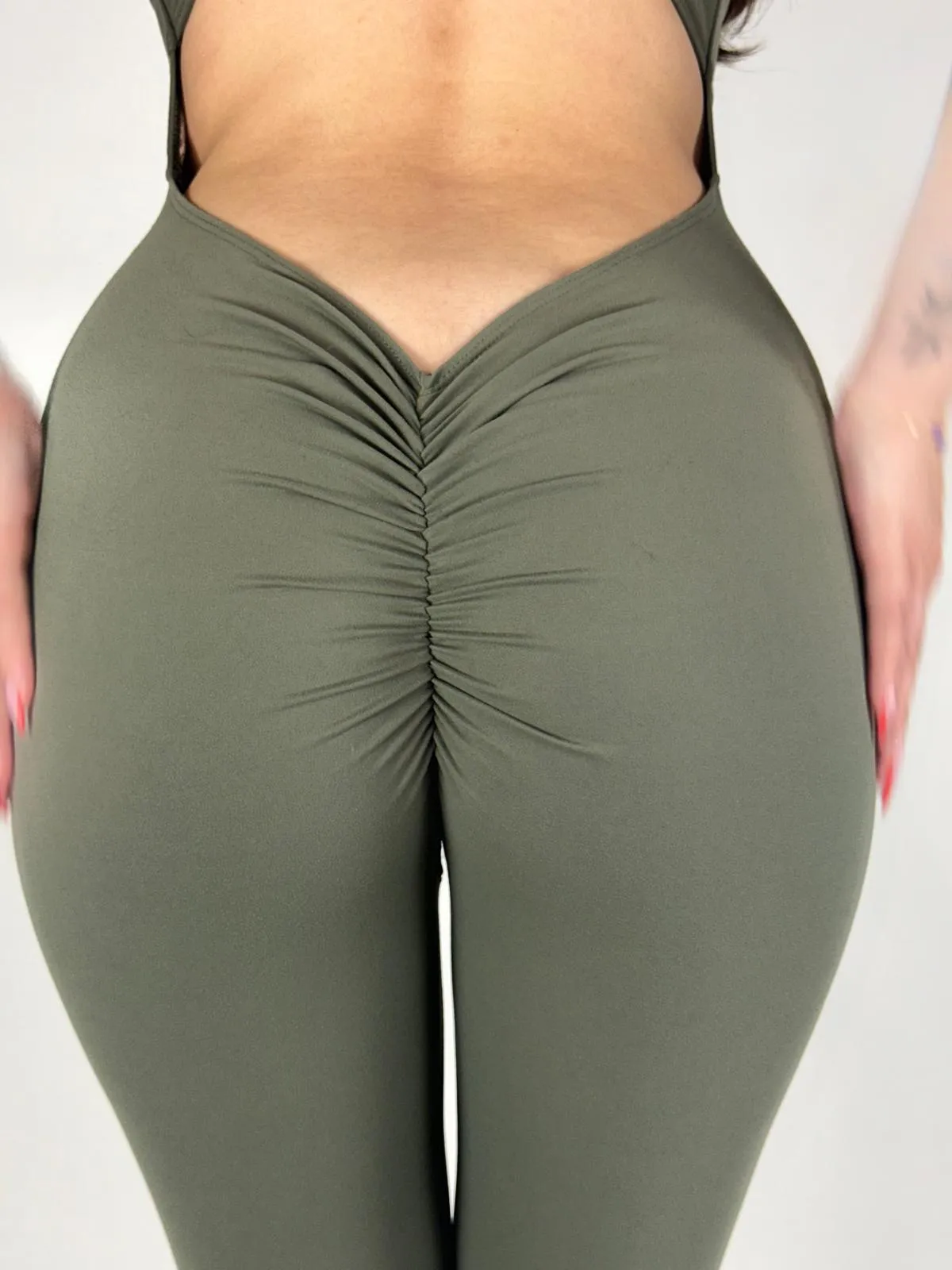 DropCut™ Scrunchie Booty Soft Olive