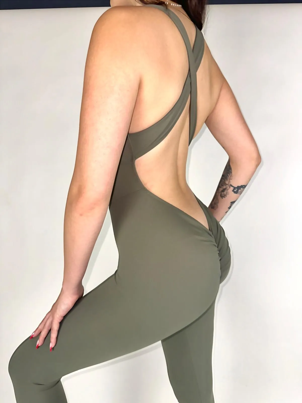 DropCut™ Scrunchie Booty Soft Olive