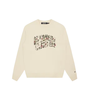 DUCK CAMO ARCH LOGO CREWNECK - CREAM