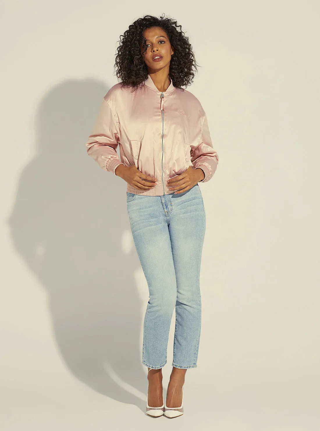 Eco Pink Alexia Bomber Jacket