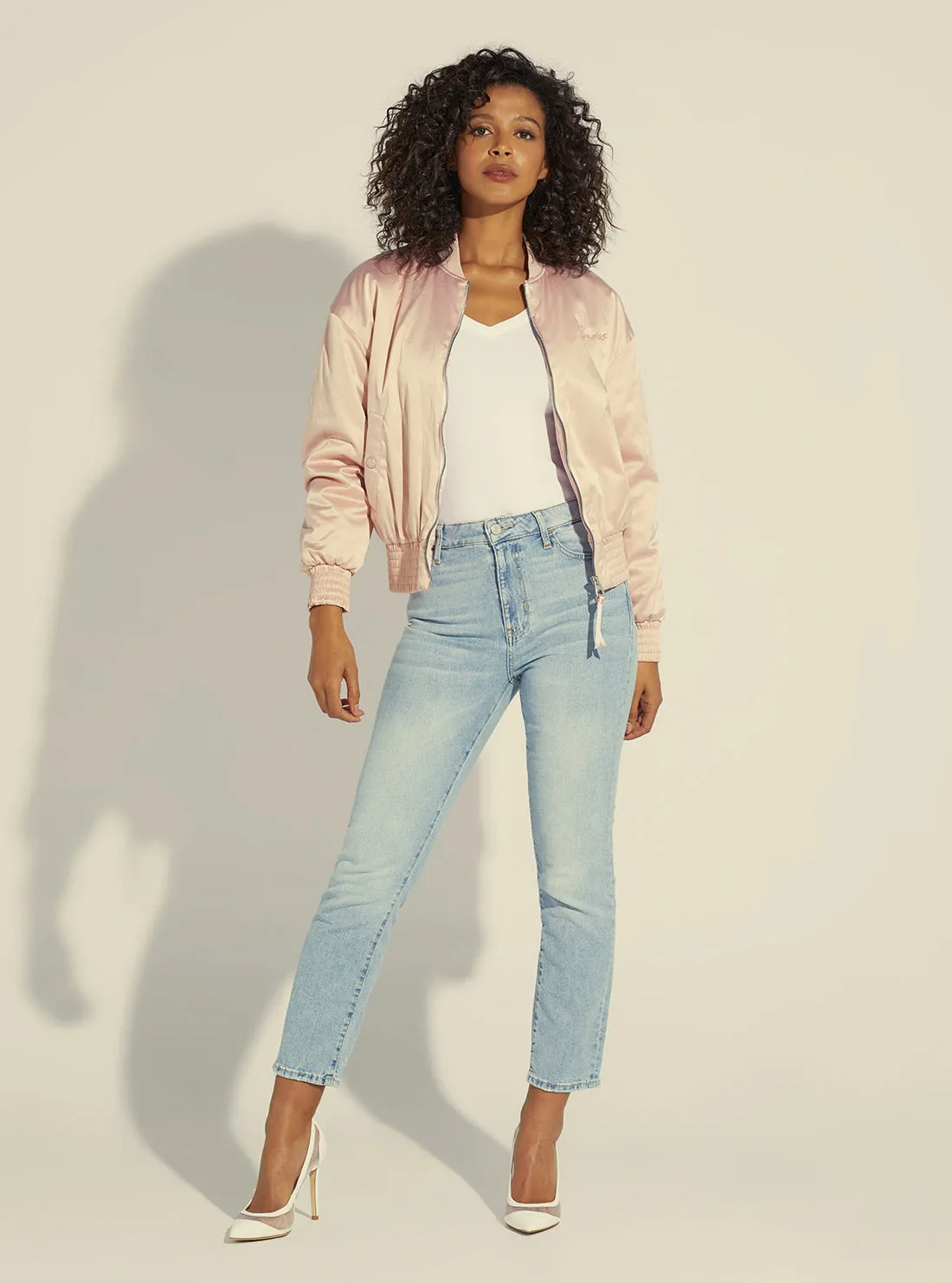 Eco Pink Alexia Bomber Jacket