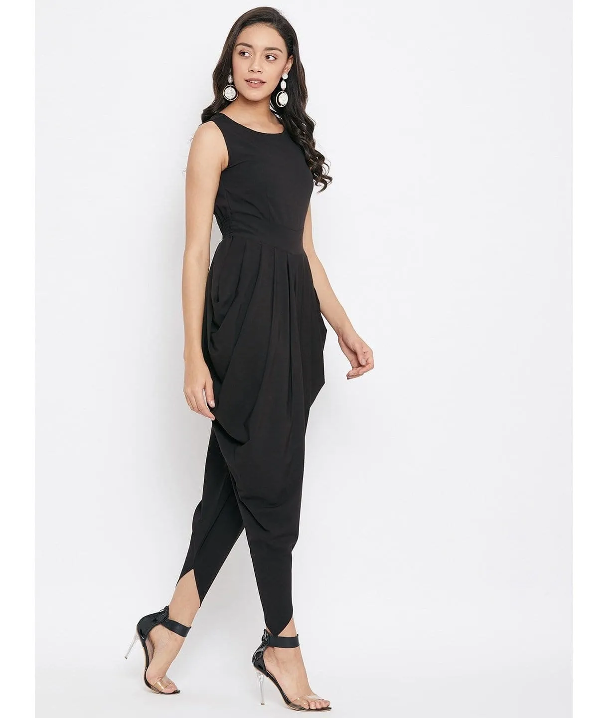 Elasticated Ethnic Dhoti Jumpsuit