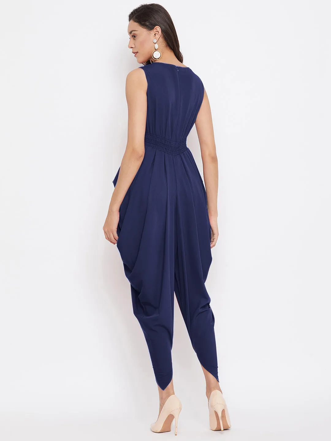 Elasticated Ethnic Dhoti Jumpsuit