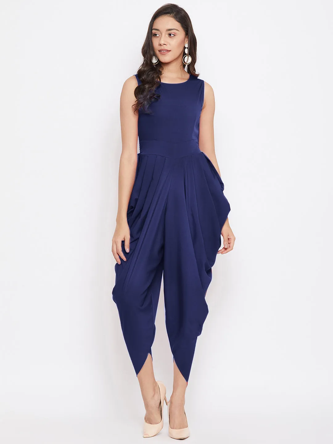 Elasticated Ethnic Dhoti Jumpsuit