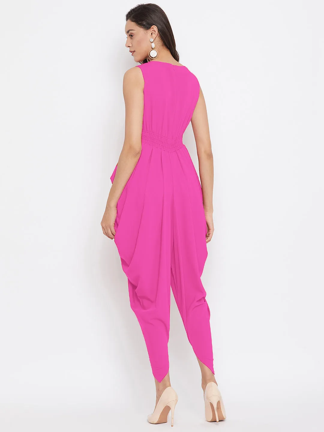 Elasticated Ethnic Dhoti Jumpsuit