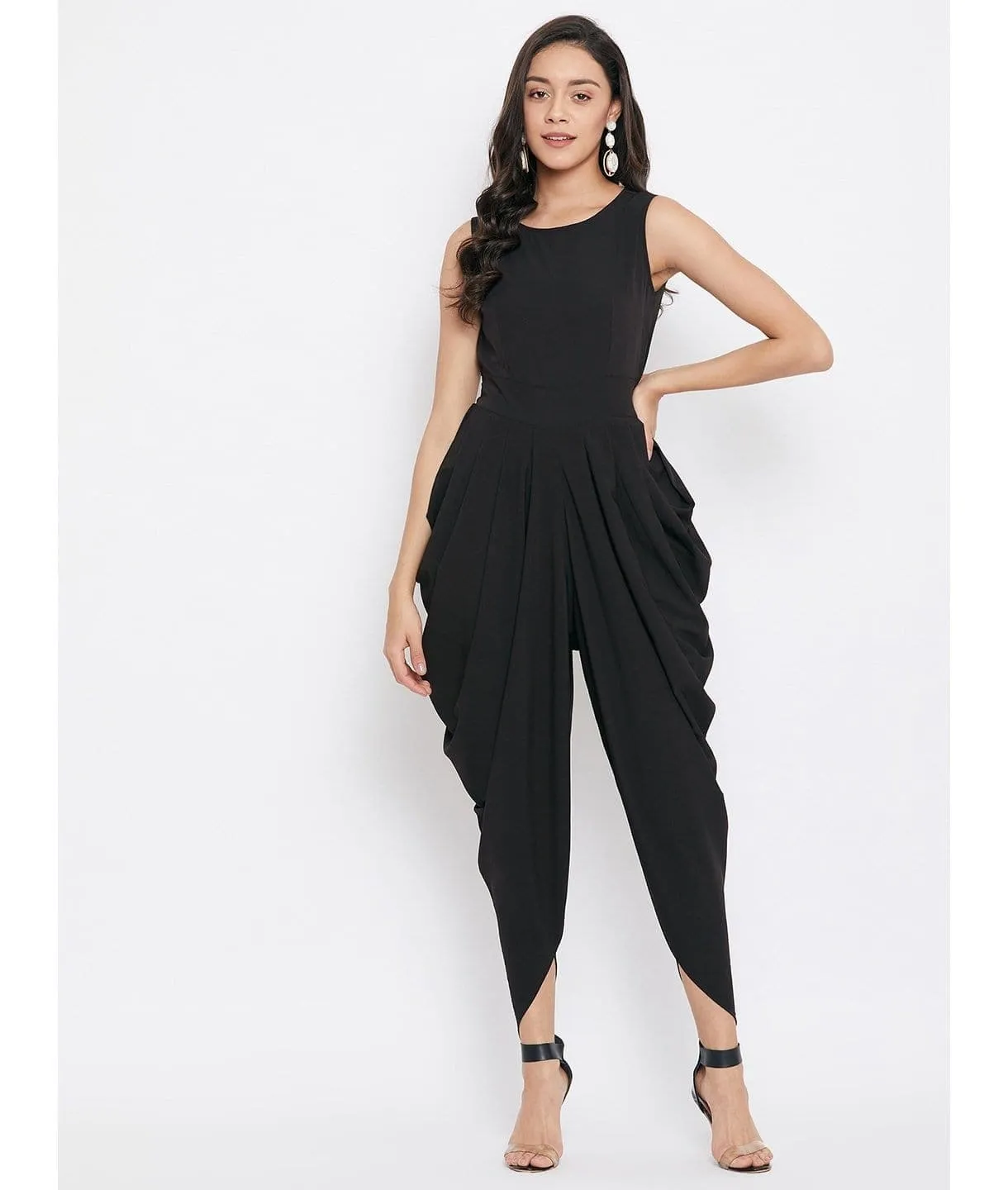 Elasticated Ethnic Dhoti Jumpsuit