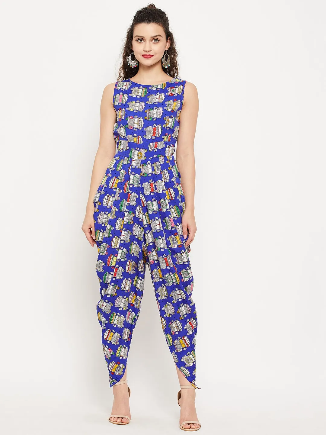 Elasticated Ethnic Dhoti Jumpsuit