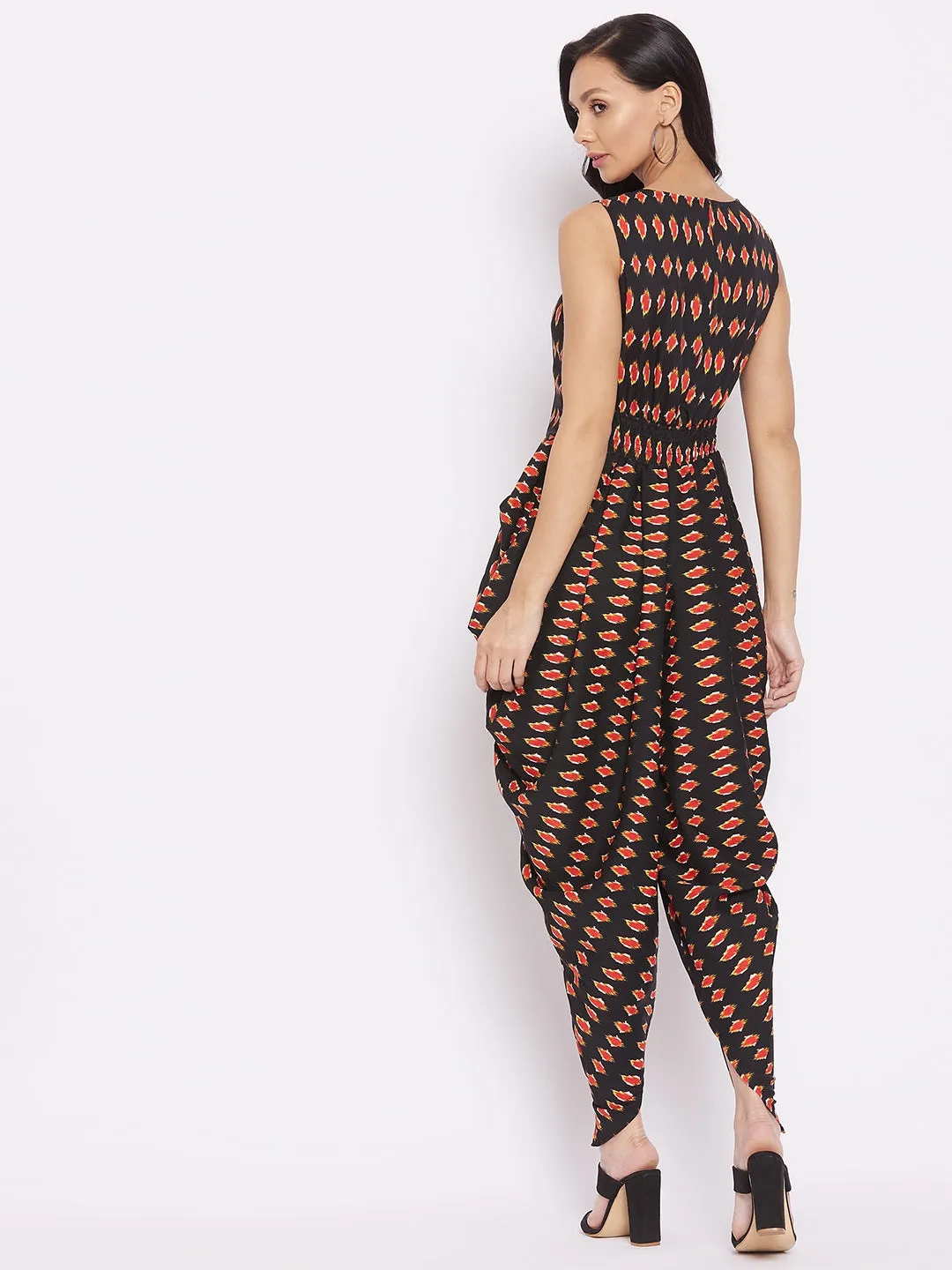 Elasticated Ethnic Dhoti Jumpsuit