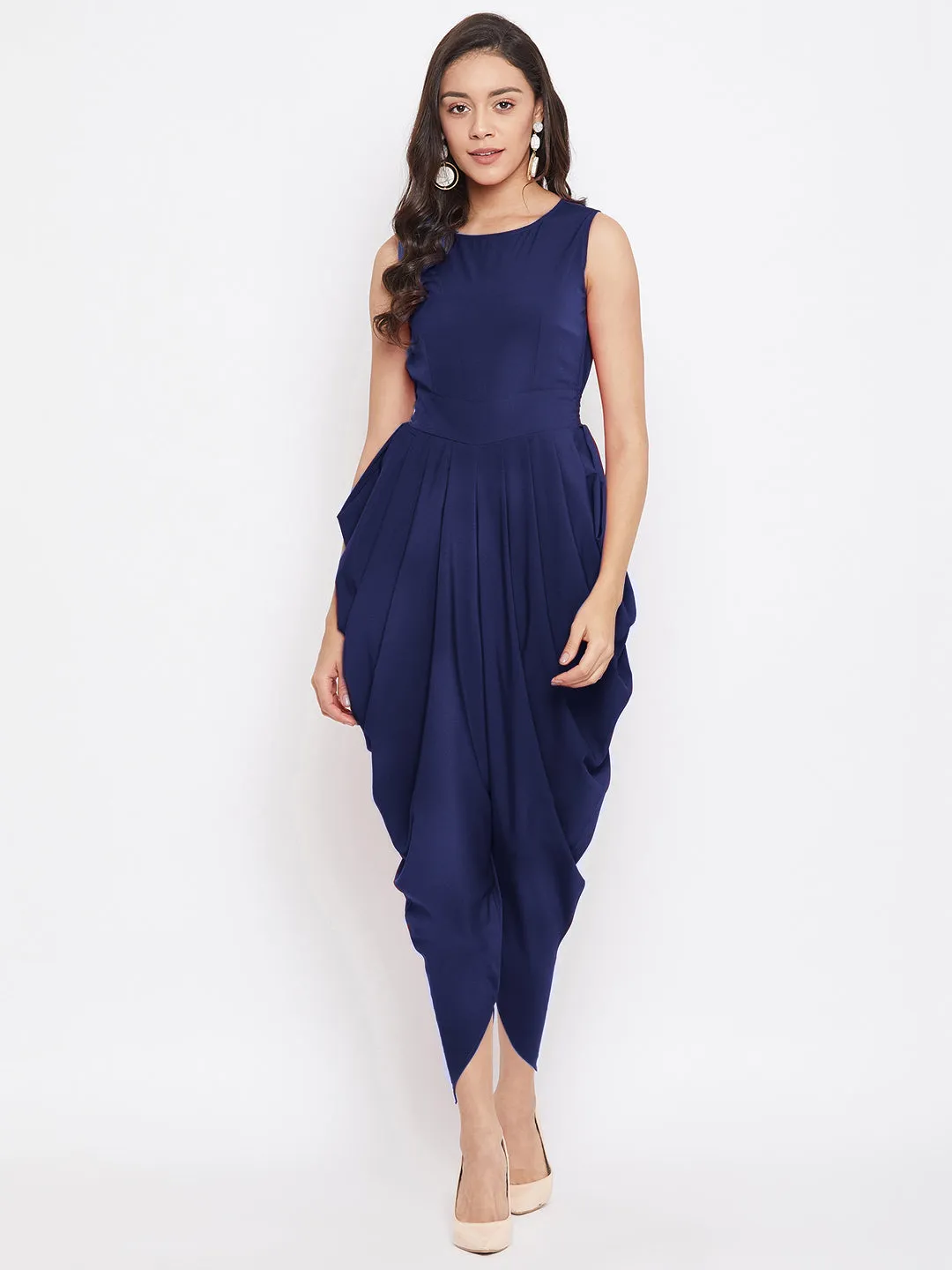 Elasticated Ethnic Dhoti Jumpsuit