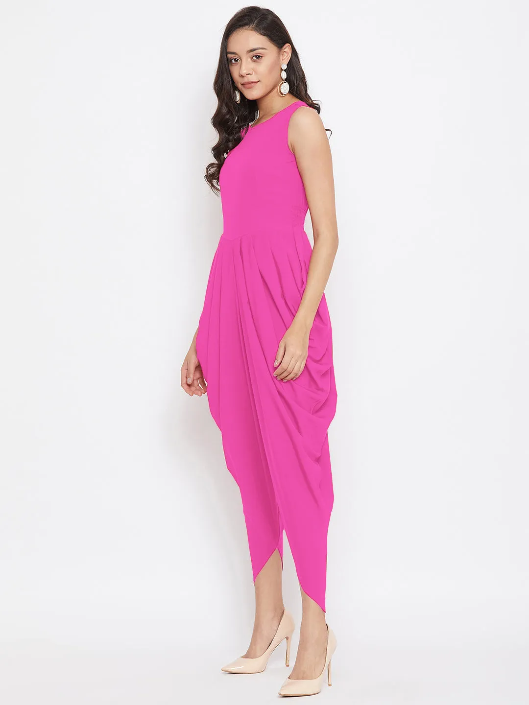 Elasticated Ethnic Dhoti Jumpsuit