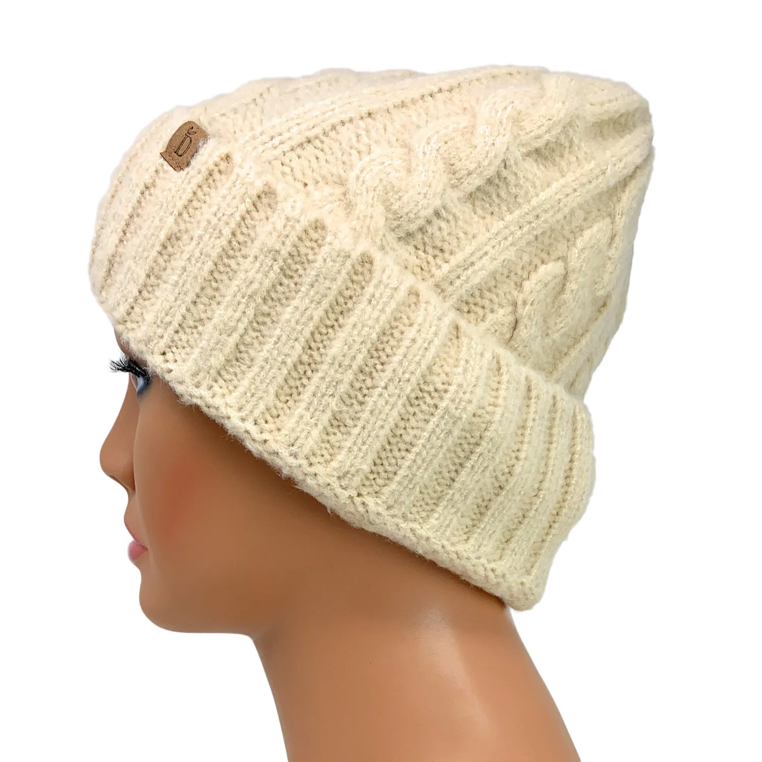 Empire Cove Winter Cable Knit Cuff Beanie