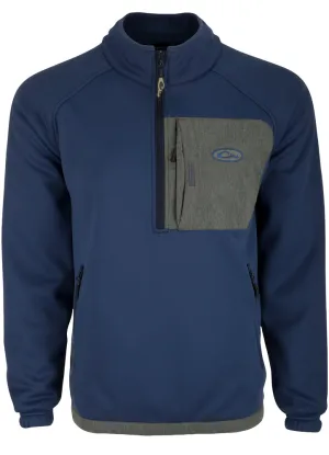 Endurance 1/4 Zip Pullover in Navy by Drake