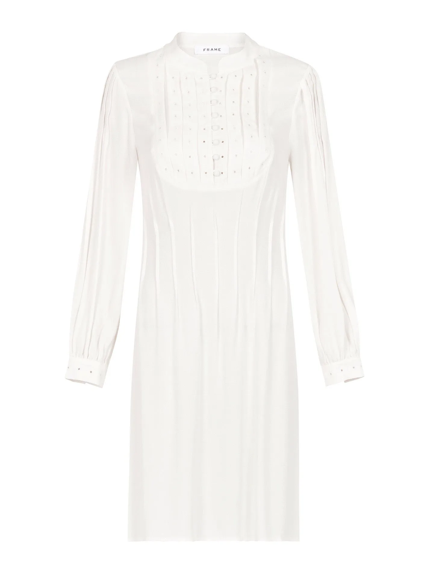 Eyelet Pleated Dress