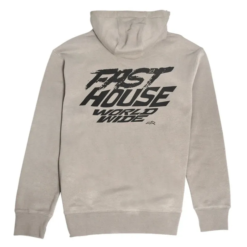 Fasthouse Primer Hooded Pullover Warm Gray  2X-Large