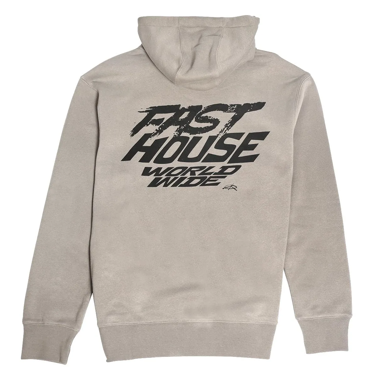 Fasthouse Primer Hooded Pullover Warm Gray  Small