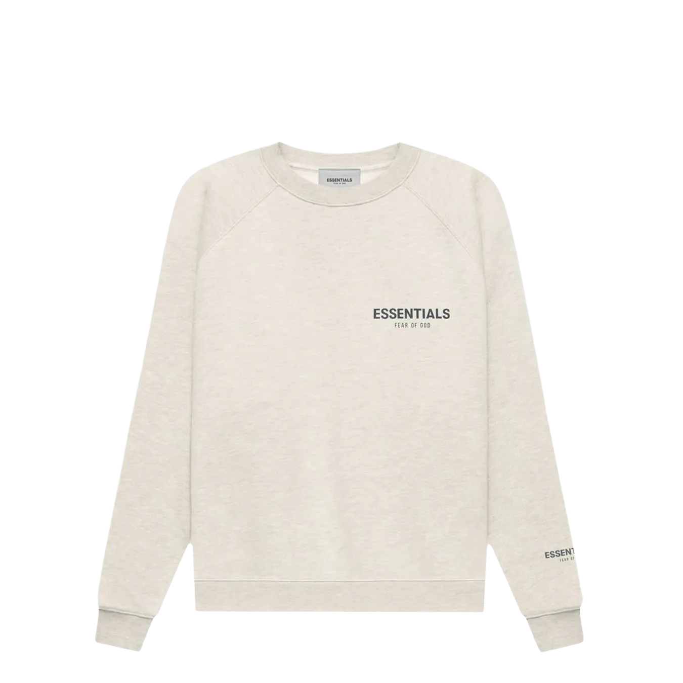 Fear of God Essentials Core Collection Pullover Crewneck Light Heather Oatmeal