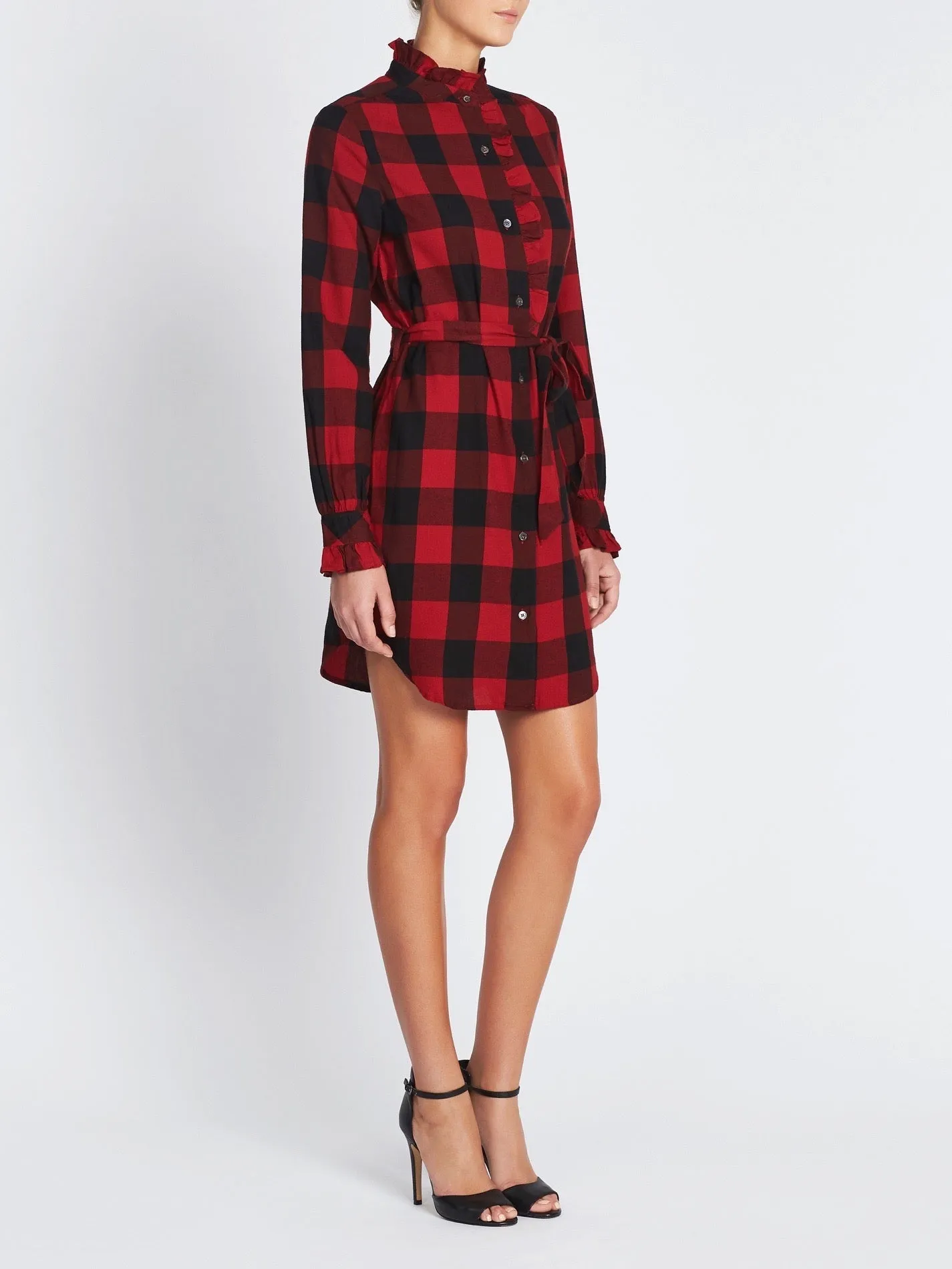 Flannel Check Dress