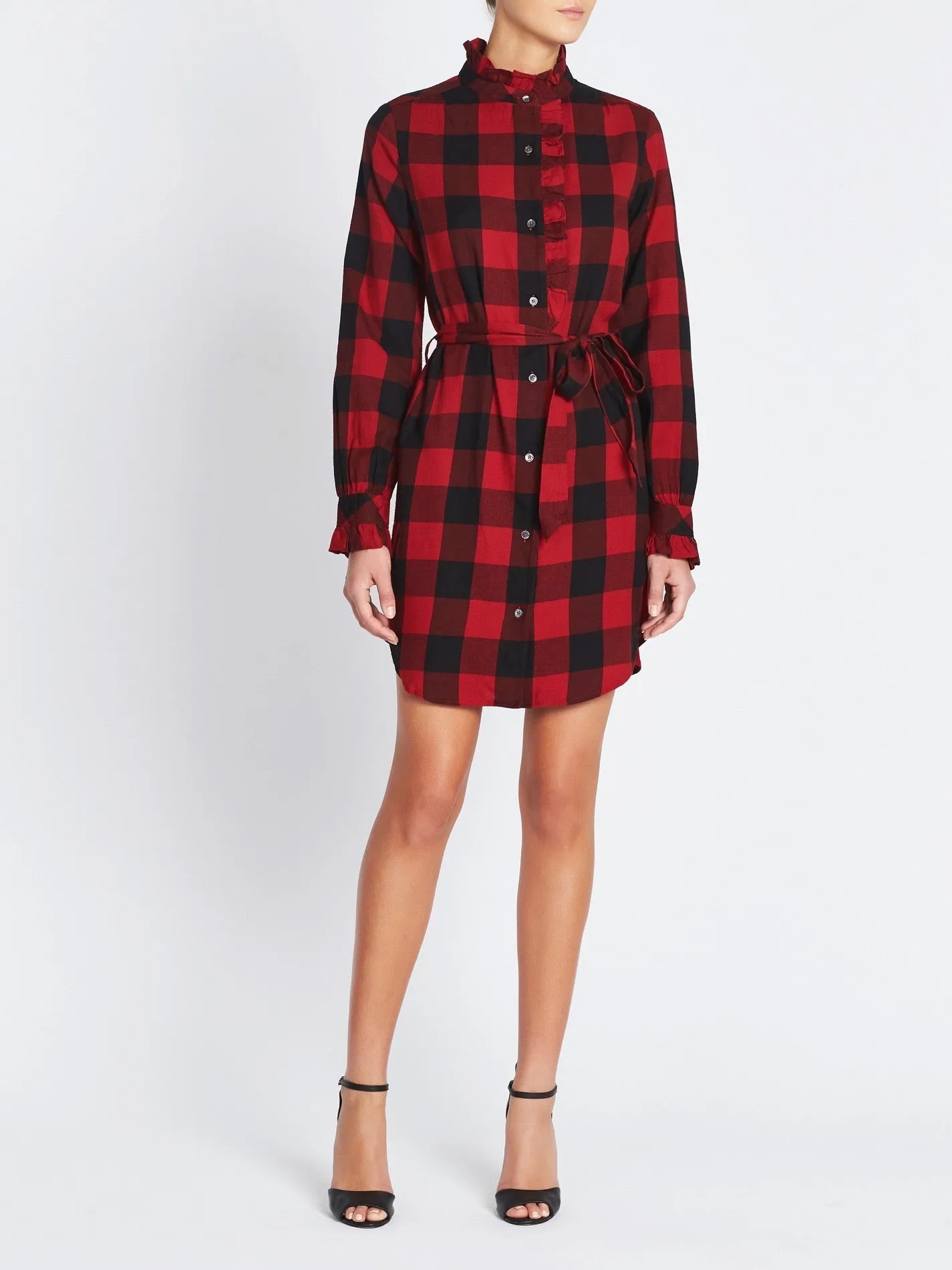 Flannel Check Dress