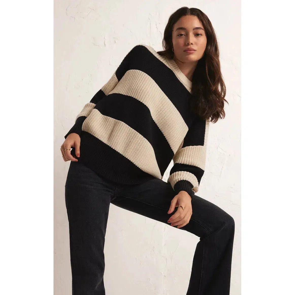 FRESCA STRIPE SWEATER