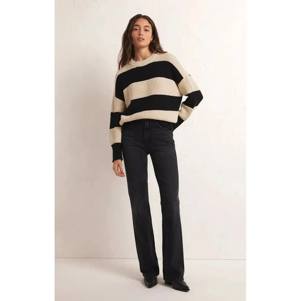 FRESCA STRIPE SWEATER