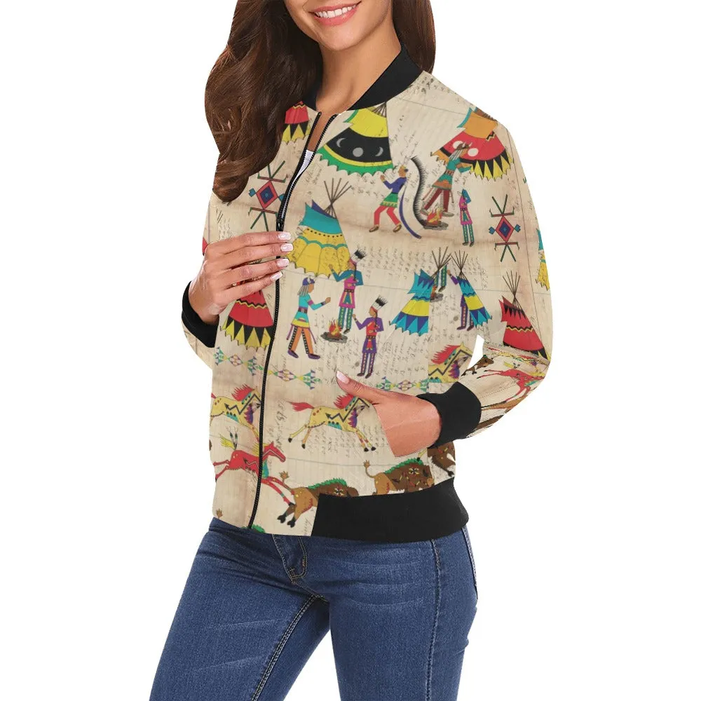 Gathering of the Chiefs Bomber Jacket for Women