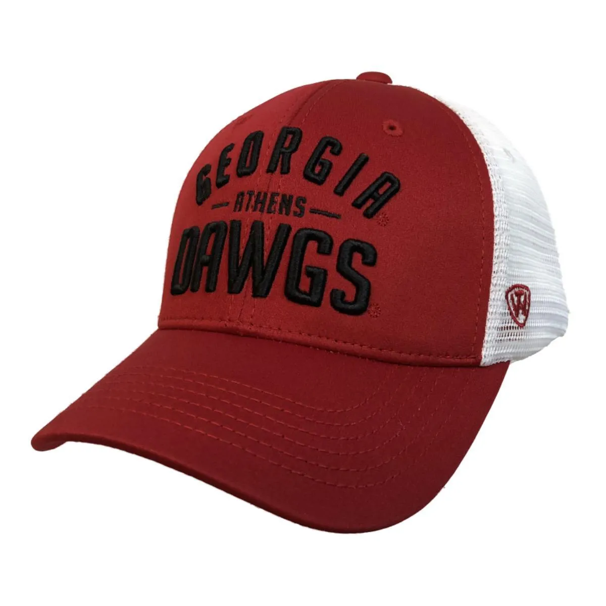 Georgia Bulldogs TOW Red & White "Series" Structured Mesh Adj. Snapback Hat Cap