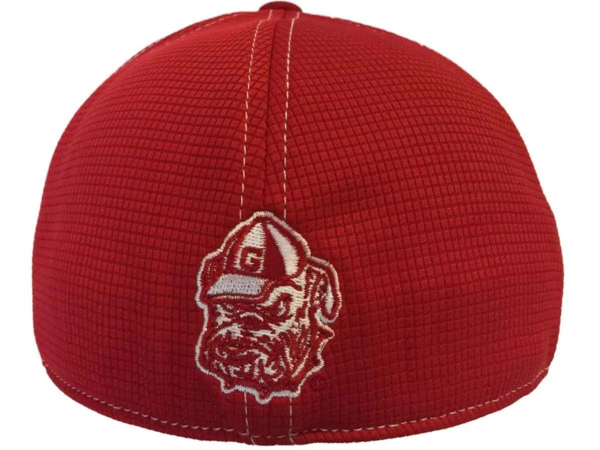 Georgia Bulldogs TOW Red Gray Dynamic Performance Flexfit Hat Cap (M/L)