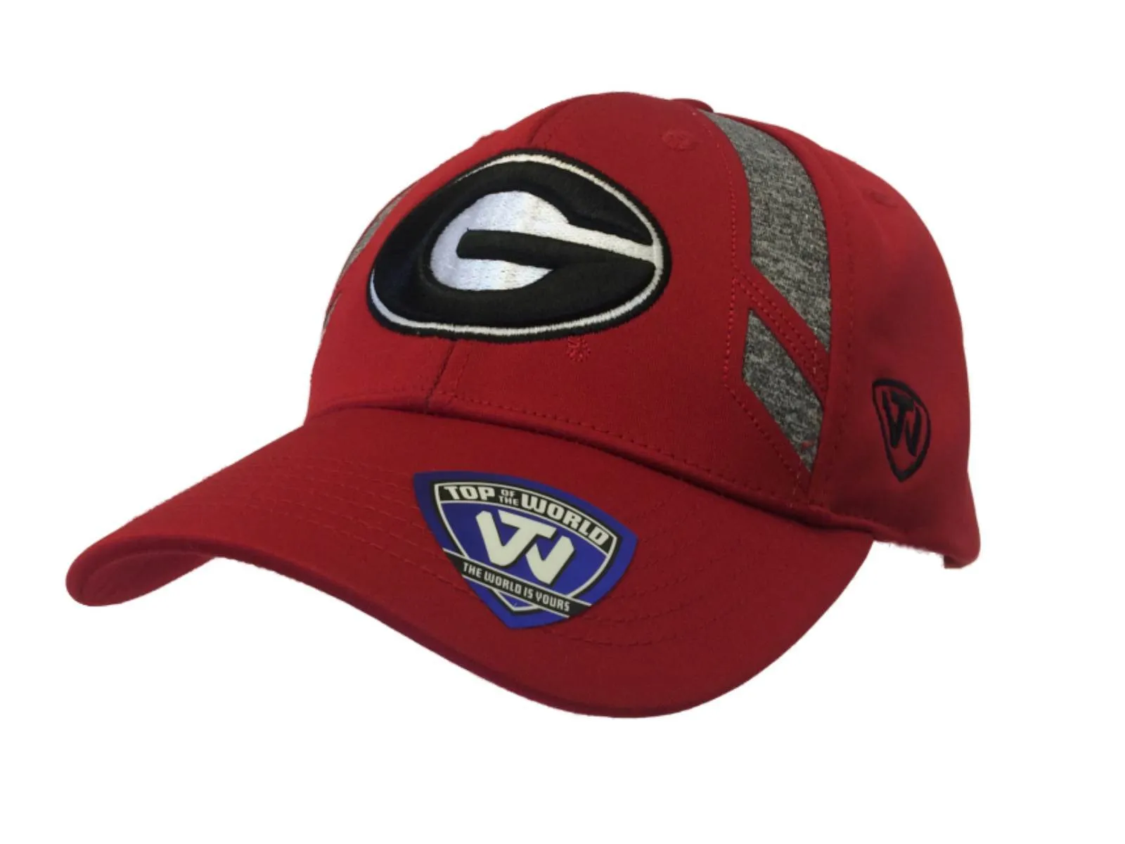 Georgia Bulldogs TOW Red Transition Style Structured Adjustable Strap Hat Cap