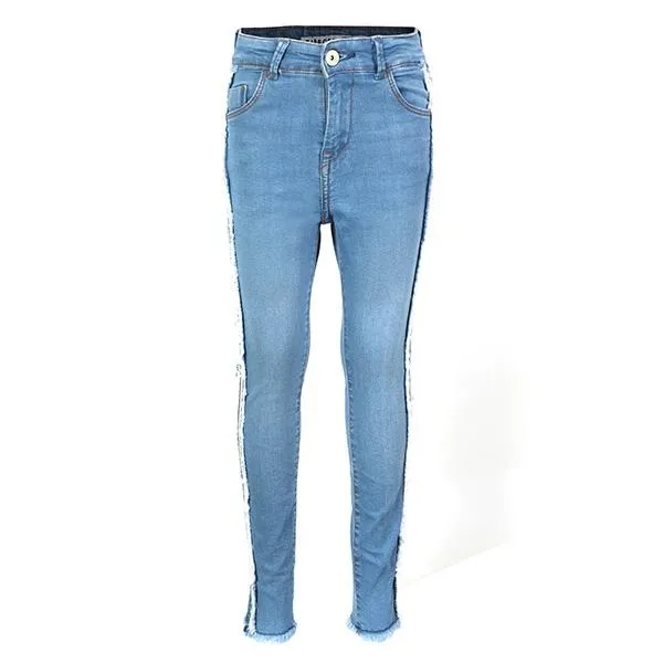 GIRLS DENIM SLIM FIT TROUSER -  BLUE