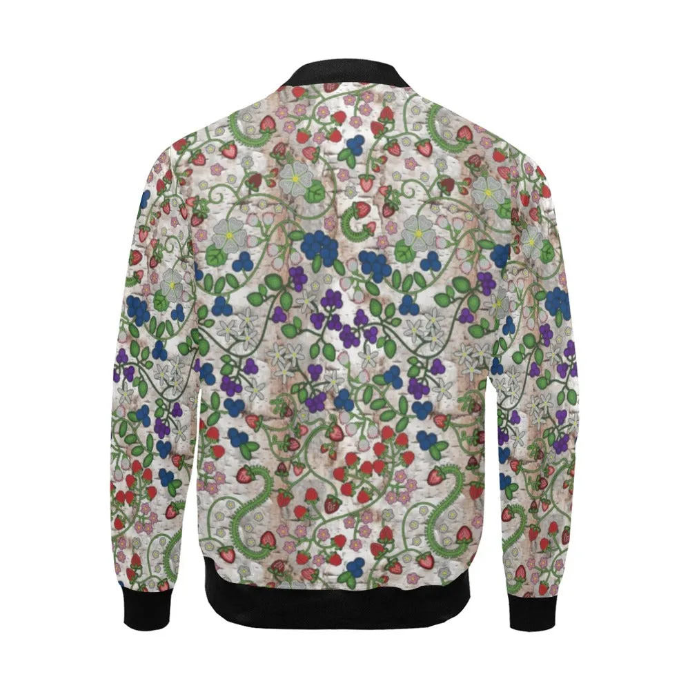 Grandmother Stories Br Bark All Over Print Bomber Jacket for Men