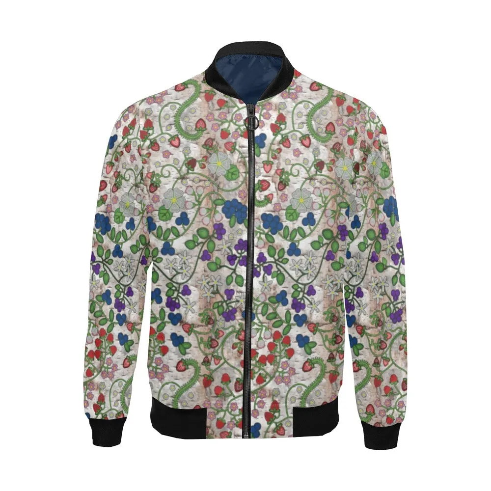 Grandmother Stories Br Bark All Over Print Bomber Jacket for Men