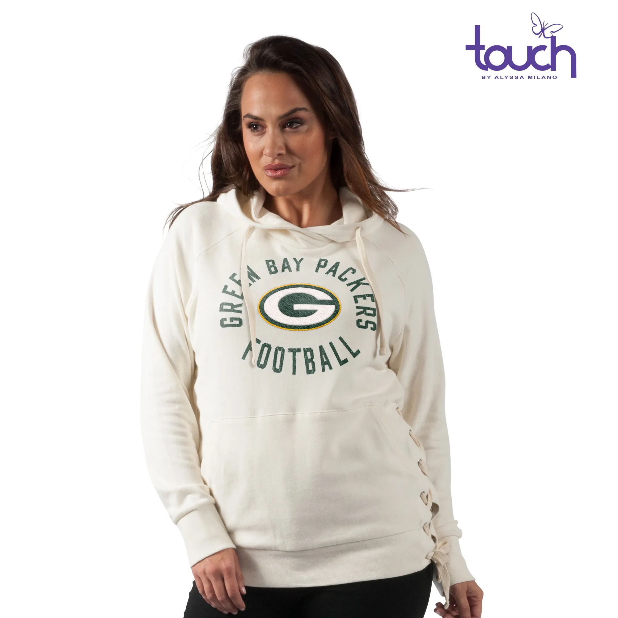 Green Bay Packers Weekend Raglan Pullover Hoodie