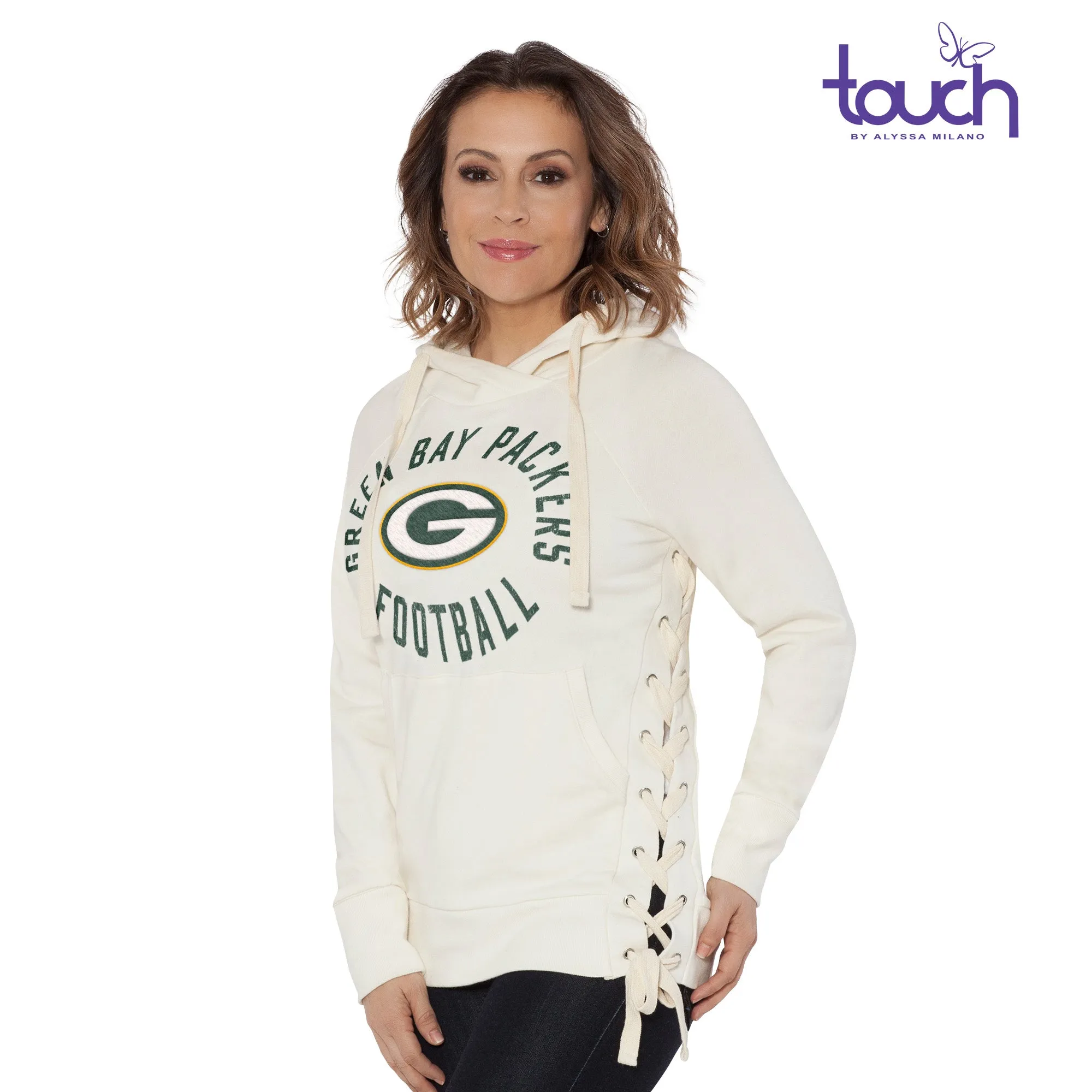 Green Bay Packers Weekend Raglan Pullover Hoodie