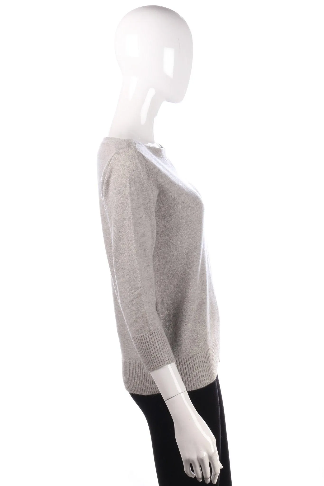 Grey cashmere jumper size 12